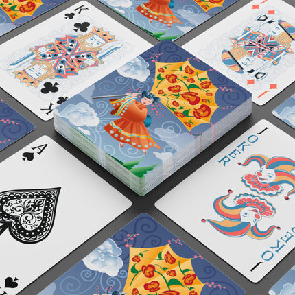Flight of Blossoms Playing Cards