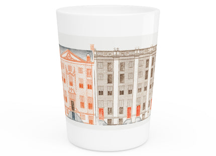 Amsterdam Canal Houses by Johan Teyler Ceramic Shot Glass