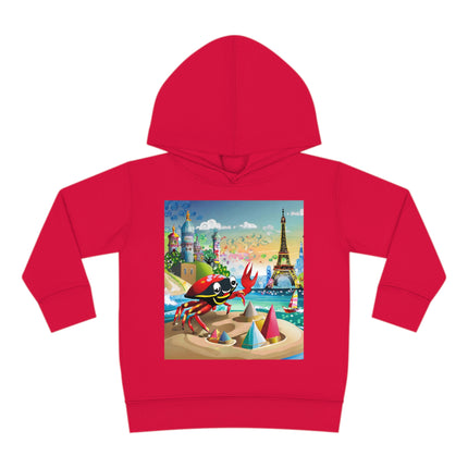 Crab Architect Toddler Pullover Fleece Hoodie