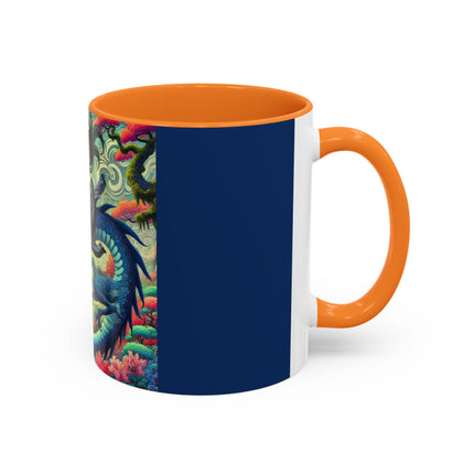Mystic Guardian of the Sky Light Colorful Mugs (11oz, 15oz)