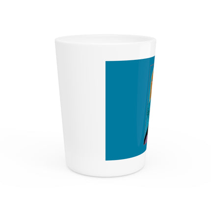 March & Aquamarine (Gem Series) by Sofia Chiostri Ceramic Shot Glass