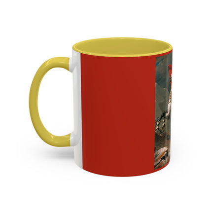 Napoleon Crossing the Alps by Jacques-Louis David Colorful Mugs (11oz, 15oz)