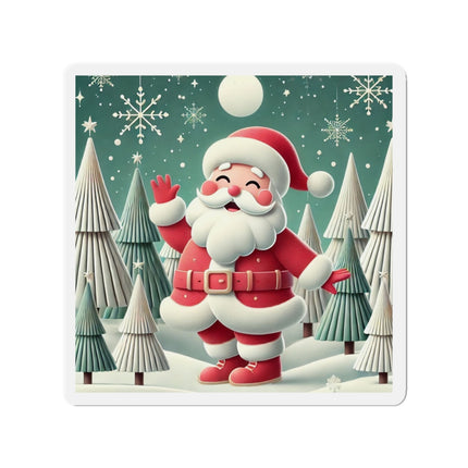Santa's Joyful Night Die-Cut Magnets (5 Sizes)