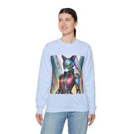 Cyberpunk Chic Unisex Heavy Blend™ Crewneck Sweatshirt