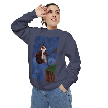 The Enchanted Witch Unisex Garment-Dyed Sweatshirt