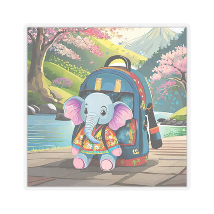 Baby Elephant Kiss-Cut Stickers (4 Sizes)