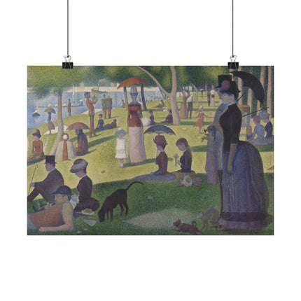 A Sunday on La Grande Jatte by Georges Seurat Matte Horizontal Posters