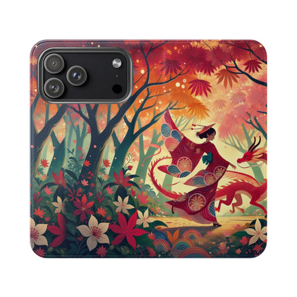 The Dragon Fairy’s Dance Flip Case – Enchanted Grace & Spring Magic