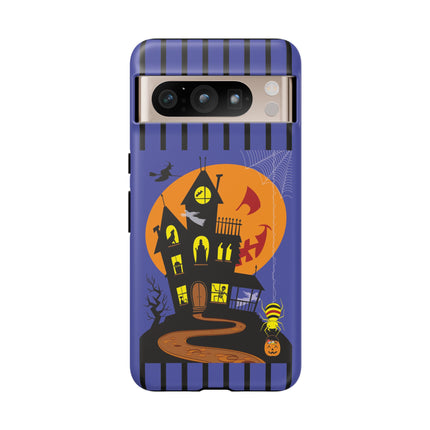 Halloween Night at the Haunted House Phone Cases