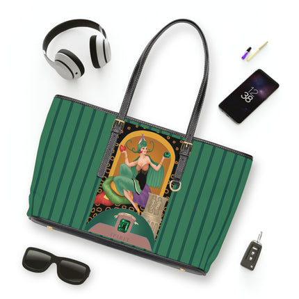 May & Emerald (from the Gem Series) by Sofia Chiostri PU Leather Shoulder Bag