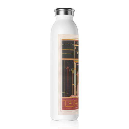 Pompeii Walls Pl.04 by Victor Steeger Slim Water Bottle