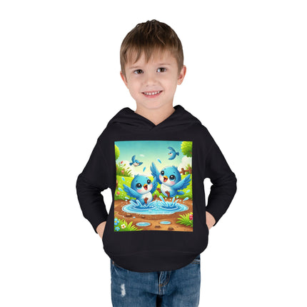 Bluebird Playtime Toddler Pullover Fleece Hoodie