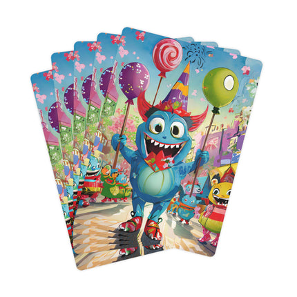 Monster Parade Madness Playing Cards