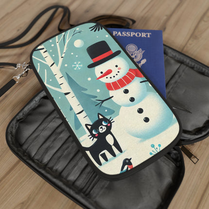 Frosty Forest Friends Passport Wallet