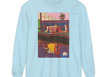 La Musique by Charles Martin Garment-dyed Long Sleeve T-Shirt