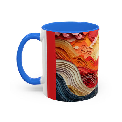 Vibrant Sunrise Sky Colorful Mugs (11oz, 15oz)