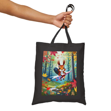 Acorn Aviator Cotton Canvas Tote Bag