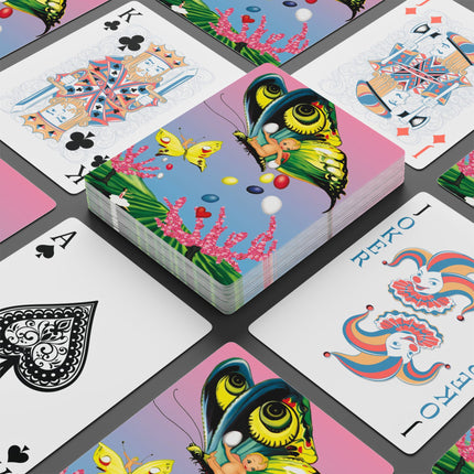 Flight of Easter Delight Playing Cards