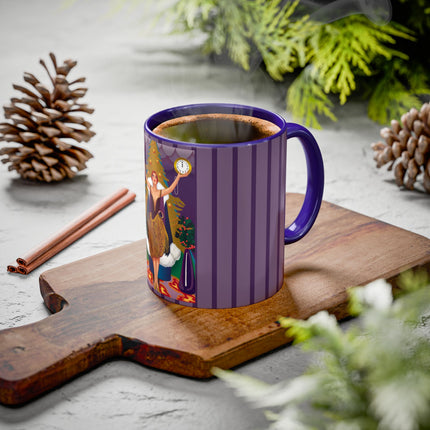 Countdown to Christmas Elegance Colorful Mugs (11oz, 15oz)