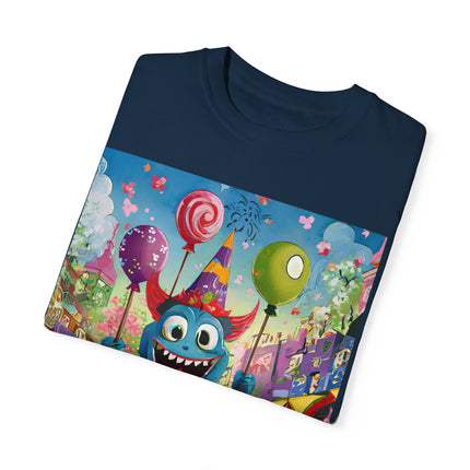 Monster Parade Madness Unisex Garment-Dyed T-shirt