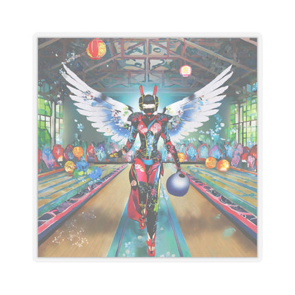 Samurai Robot Angels Kiss-Cut Stickers (4 Sizes)