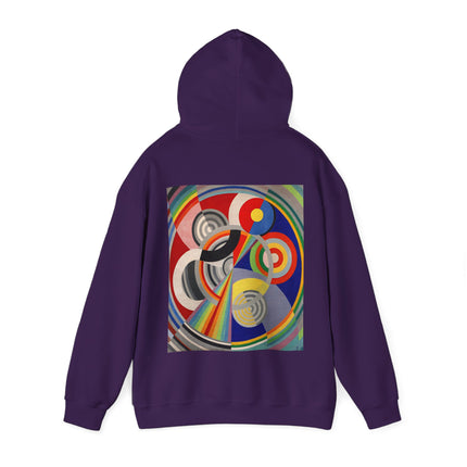 Rythme No. 1 by Robert Delaunay Heavy Blend™ Hooded Sweatshirt