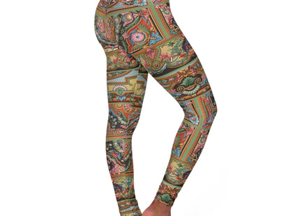 L'Ornement Polychrome by Albert Racine High Waisted Yoga Leggings (AOP)