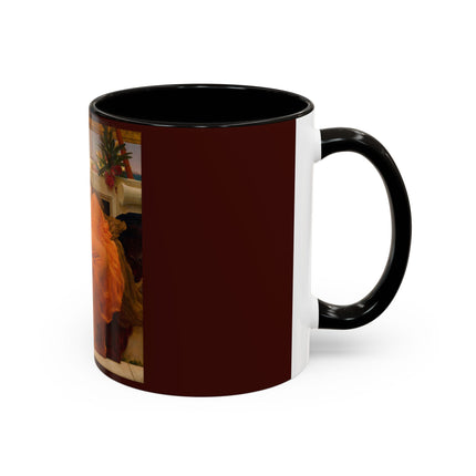 Flaming June by Frederic Leighton Colorful Mugs (11oz, 15oz)