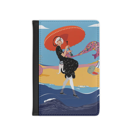 Beachside Promenade Passport Cover – Summer Glamour & Coastal Joy