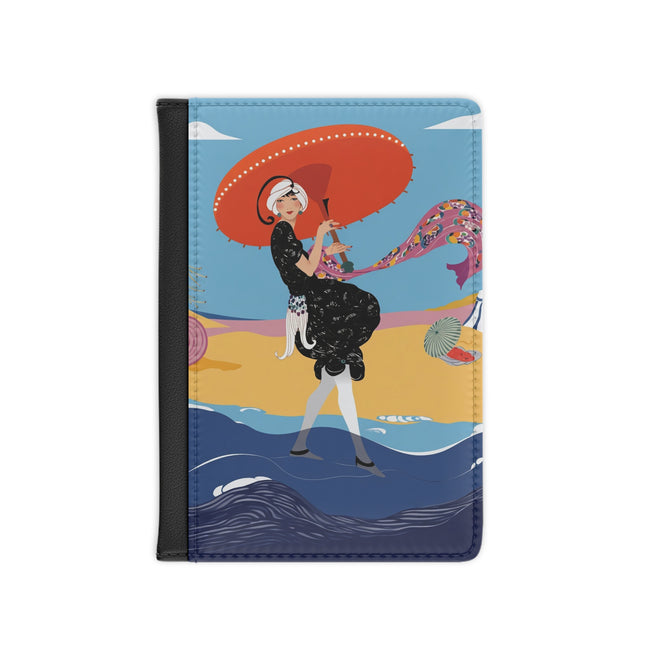 Beachside Promenade Passport Cover – Summer Glamour & Coastal Joy
