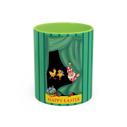 Easter Elf's Whimsy Colorful Mugs (11oz, 15oz)