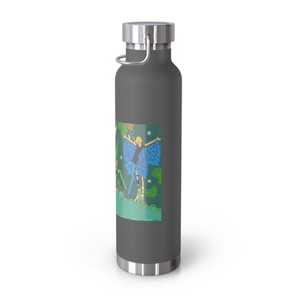 Enchanting Fairies of A Midsummer Night's Dream Copper Vacuum Insulated Bottle, 22oz