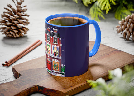 A Christmas Eve Celebration Colorful Mugs (11oz, 15oz)