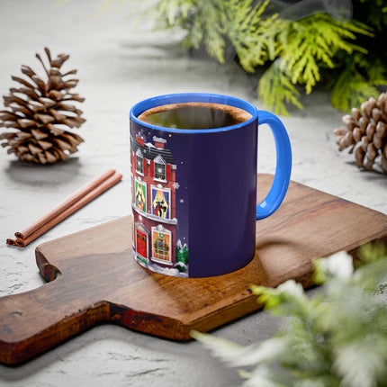 A Christmas Eve Celebration Colorful Mugs (11oz, 15oz)