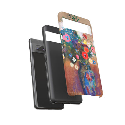 Bouquet of Flowers by Odilon Redon Phone Cases