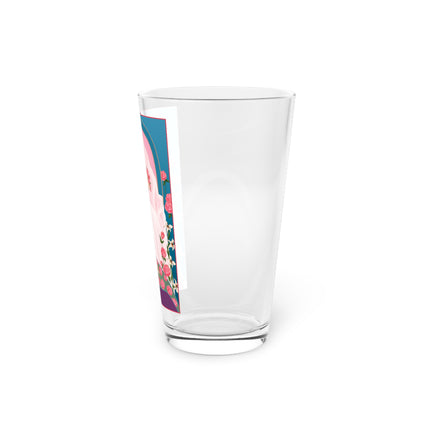 August & Peridot Zodiac Pint Glass