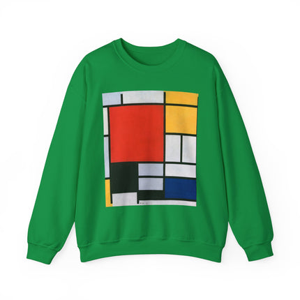 Composition with Red, Yellow, Blue, and Black by Piet Mondrian Heavy Blend™ Crewneck Sweatshirt