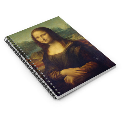 Mona Lisa by Leonardo da Vinci Spiral Notebook - Ruled Line