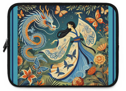 Fairy Waltz in the Butterfly Garden Laptop Sleeve