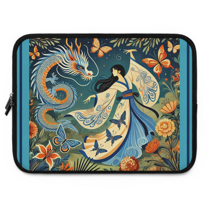 Fairy Waltz in the Butterfly Garden Laptop Sleeve