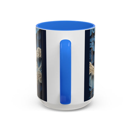 Dramatic Ocean with Crashing Waves Colorful Mugs (11oz, 15oz)