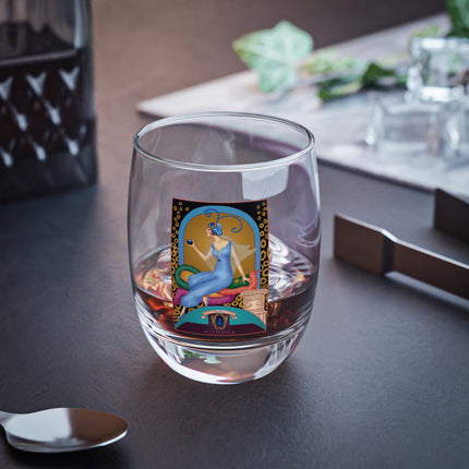 September & Sapphire (from the Gem Series) by Sofia Chiostri Whiskey Glass