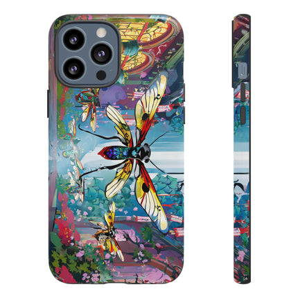 Neon Swarm Phone Cases