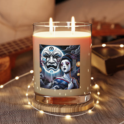 Geisha’s Black Ink Tears Scented Candle - Full Glass, 11oz