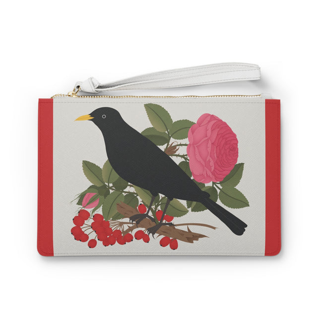 Blackbird & Rose Clutch Bag – Timeless Beauty & Elegant Charm