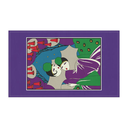 Two Pierrots Kitchen Towel