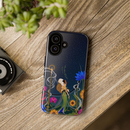 🌙🕯️ The Lady Of The Midnight Garden Phone Case – Art Deco Nocturne