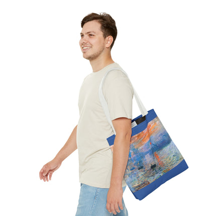 Sunrise by Claude Monet Tote Bag (AOP)