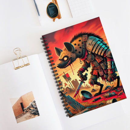 The Cunning Scavenger Spiral Notebook - Ruled Line
