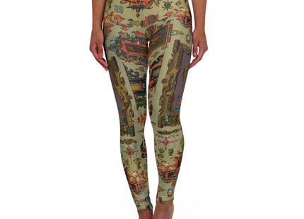 XVI et XVII Siecle 2 by Émile Prisse d'Avennes High Waisted Yoga Leggings (AOP)